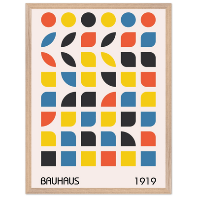 Bauhaus 1919 Geometric Abstract - Vibrantwalls