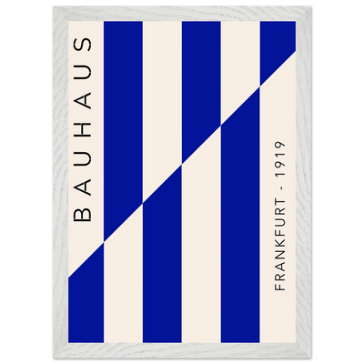Bauhaus Ausstellung 1923 Blue & Cream - Vibrantwalls
