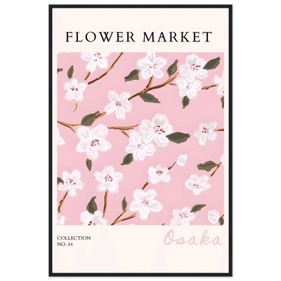 Sakura Pink Bloom Framed Poster – Delicate Floral Art Print | Ready-to-Hang in Your Choice of Frame - Vibrantwalls