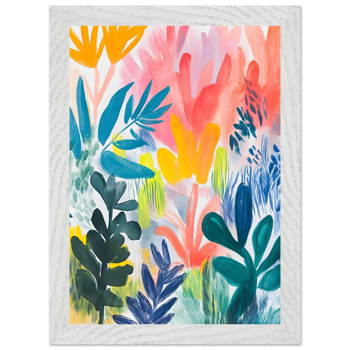 Abstract Floral Henri Matisse Botanical - Vibrantwalls
