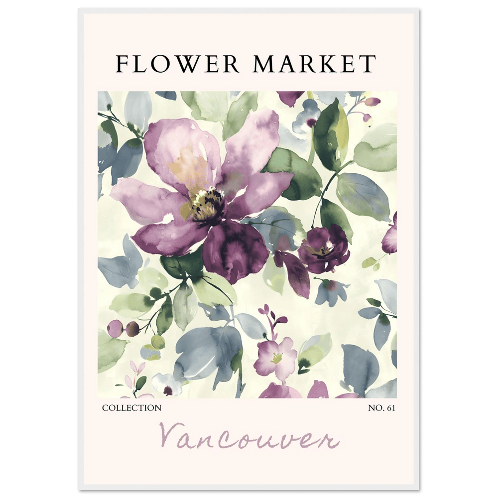 Vancouver Flower Wall Art - Vibrantwalls