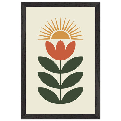 Abstract Floral Sun - Vibrantwalls