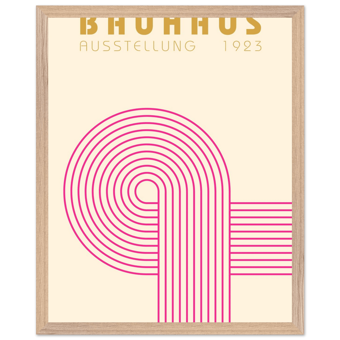 Bauhaus Pink Pop Decor for Modern Home Aesthetics - Vibrantwalls