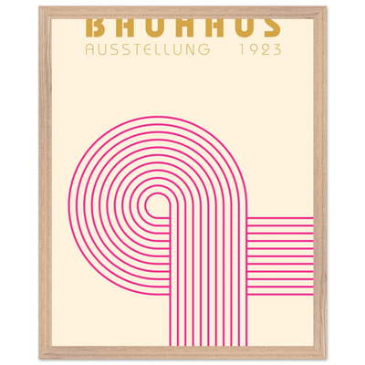 Bauhaus Pink Pop Decor for Modern Home Aesthetics - Vibrantwalls