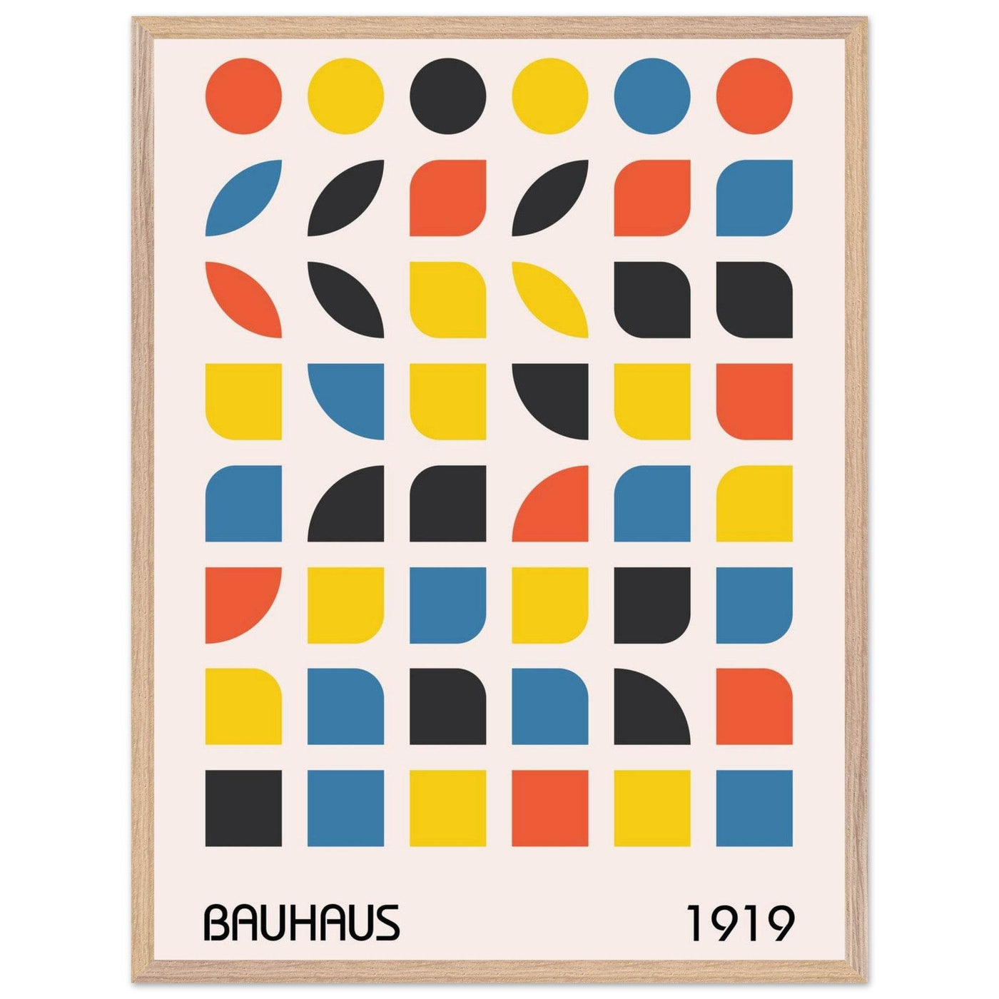 Bauhaus 1919 Geometric Abstract - Vibrantwalls