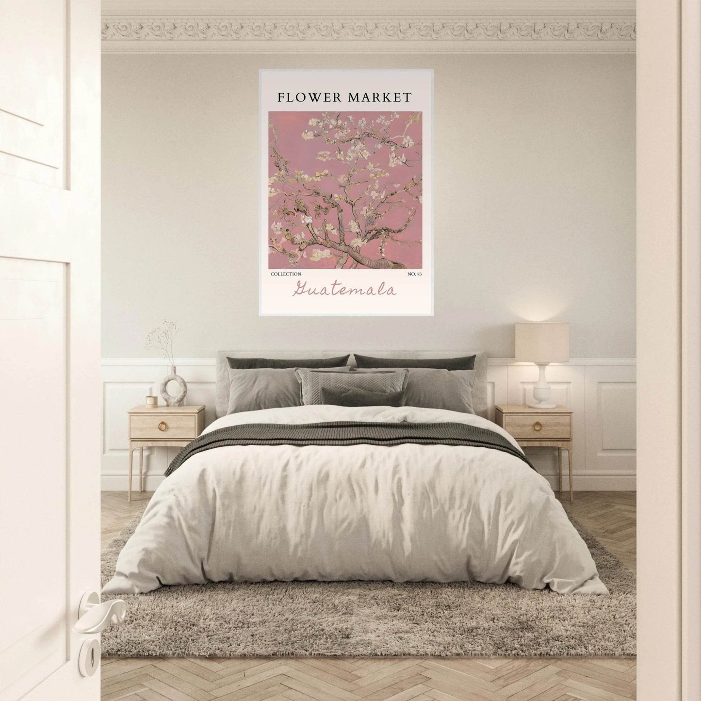Pink Blossom Nature Framed Poster – Serene Floral Art Print | Ready-to-Hang in Multiple Sizes & Frame Finishes - Vibrantwalls