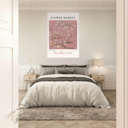 Pink Blossom Nature Framed Poster – Serene Floral Art Print | Ready-to-Hang in Multiple Sizes & Frame Finishes - Vibrantwalls