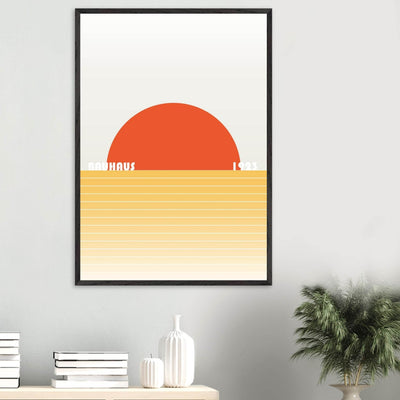 Bauhaus Sunset Abstraction - Vibrantwalls