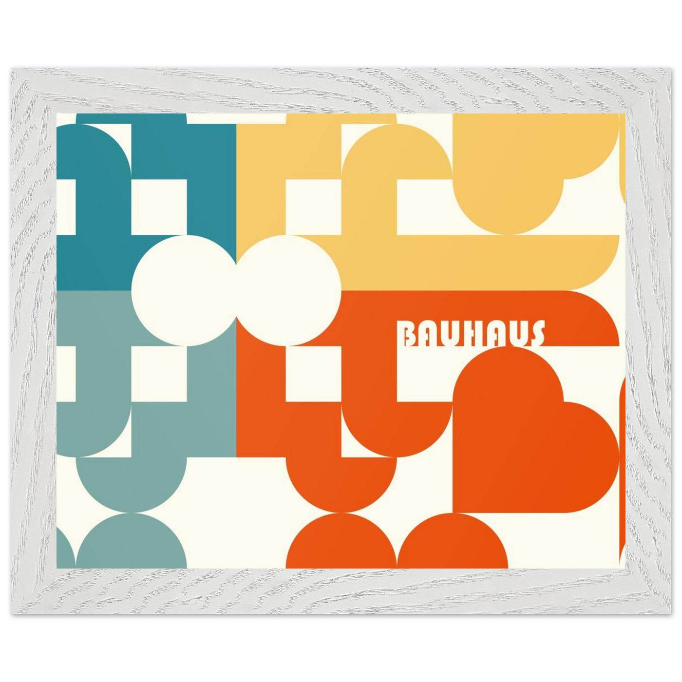 Bauhaus-Style Abstract Geometric Art - Vibrantwalls