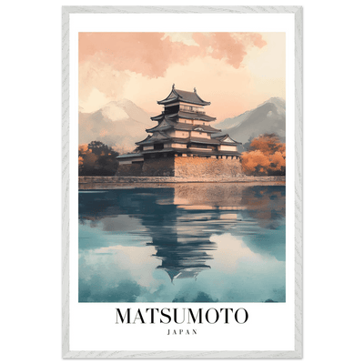 Matsumoto Japan Framed Poster – Serene Travel Wall Art with Wooden Frame - Vibrantwalls