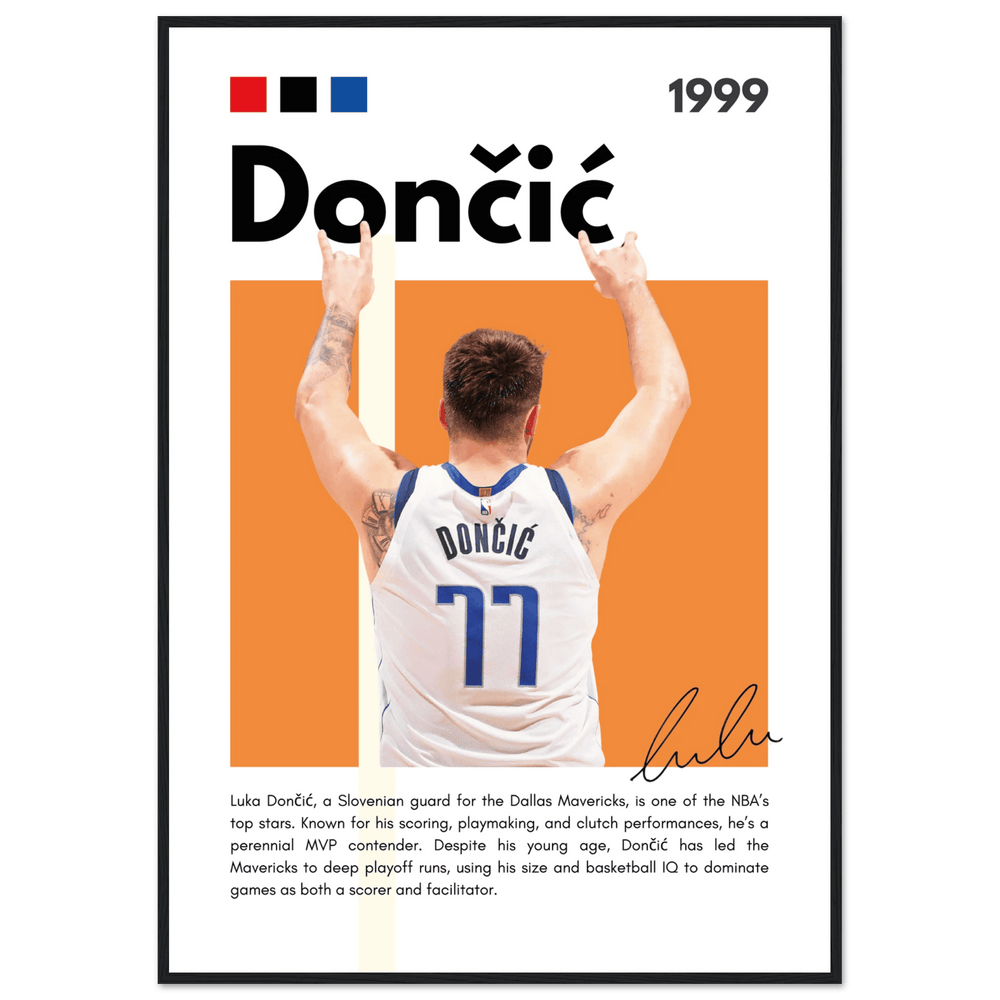 Luka Dončić Wall Art - Vibrantwalls
