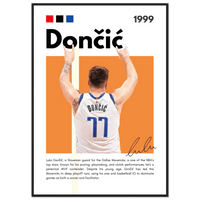 Luka Dončić Wall Art - Vibrantwalls