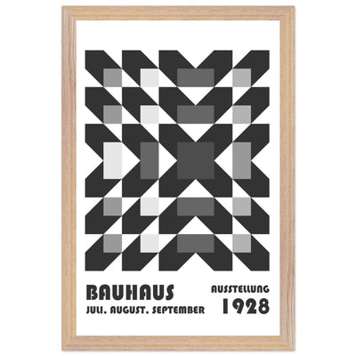 Bauhaus-Style Geometric Grid - Vibrantwalls