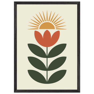 Abstract Floral Sun - Vibrantwalls
