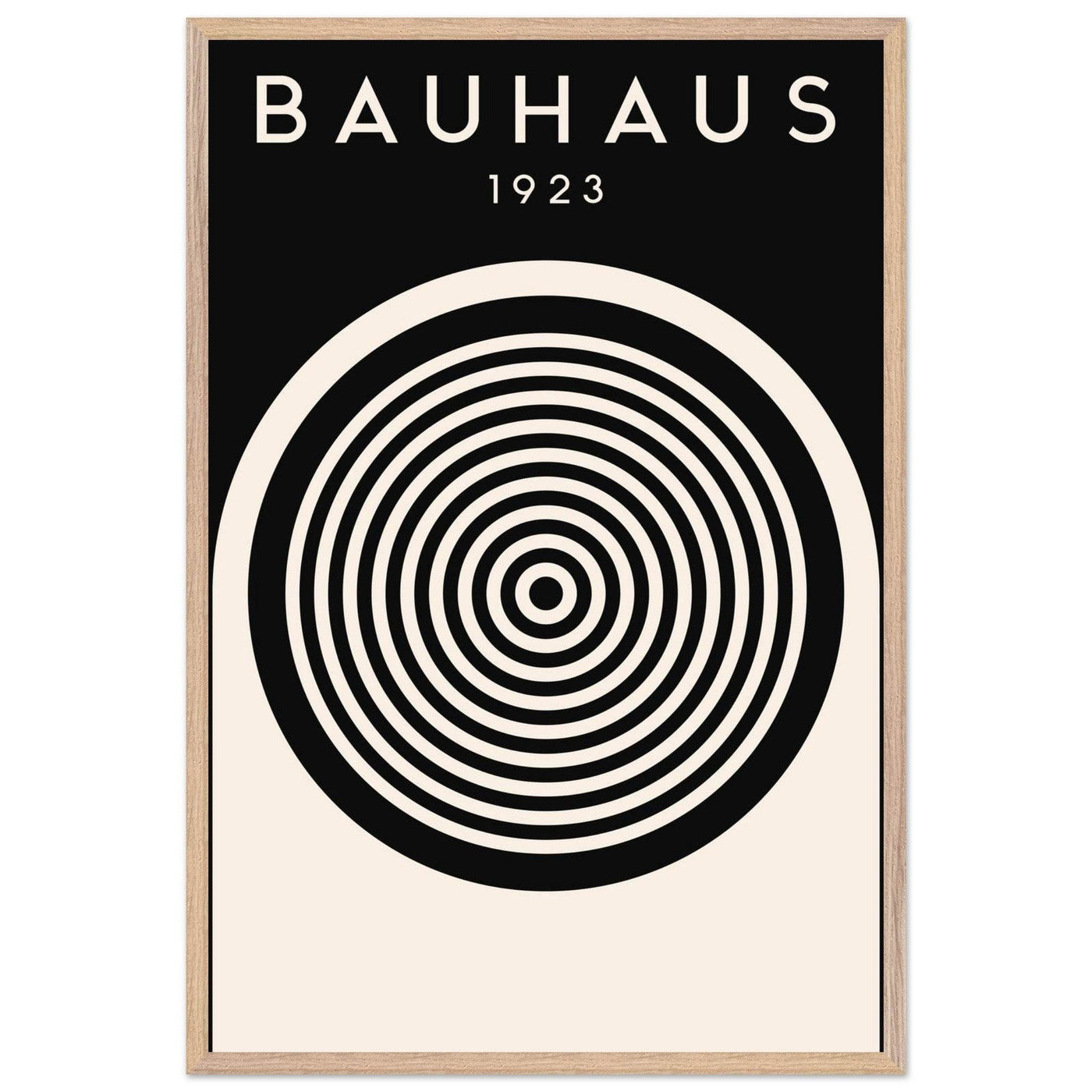 Bauhaus Black & Cream - Vibrantwalls