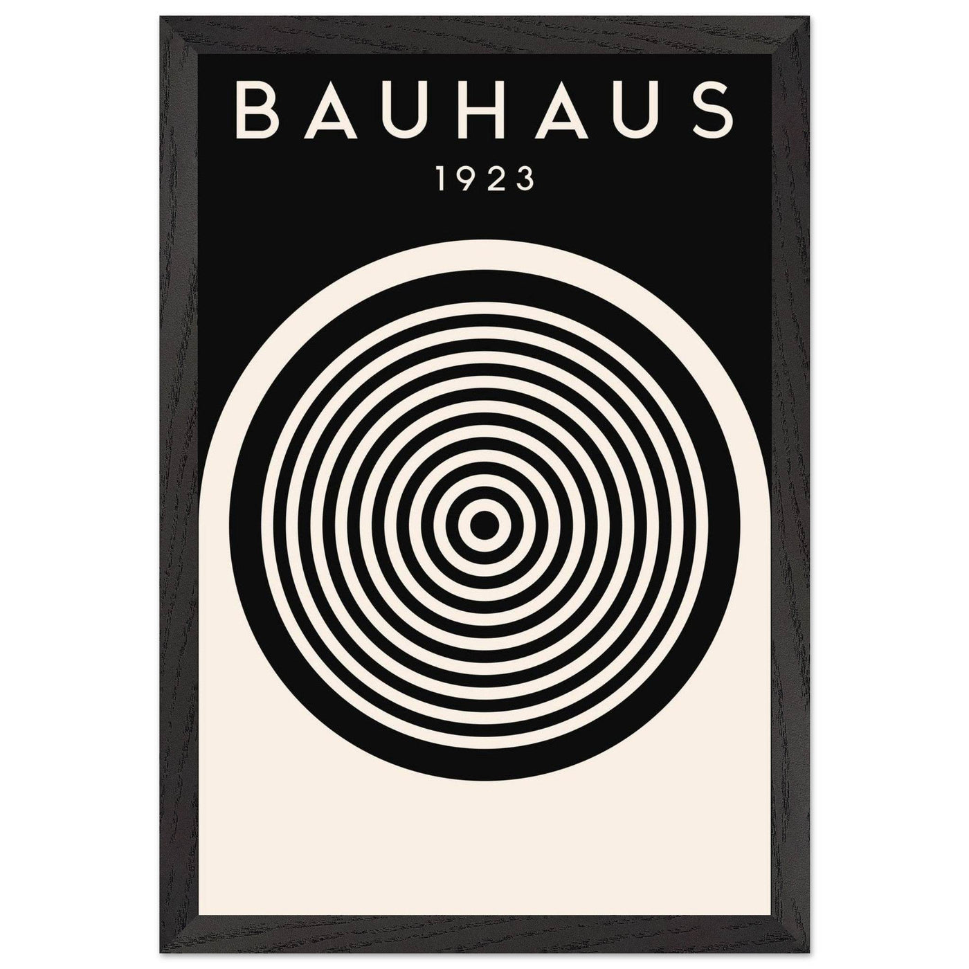 Bauhaus Black & Cream - Vibrantwalls