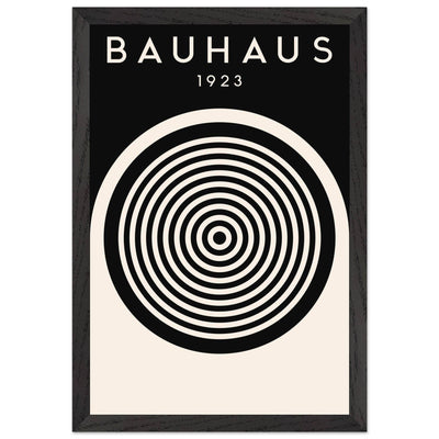Bauhaus Black & Cream - Vibrantwalls