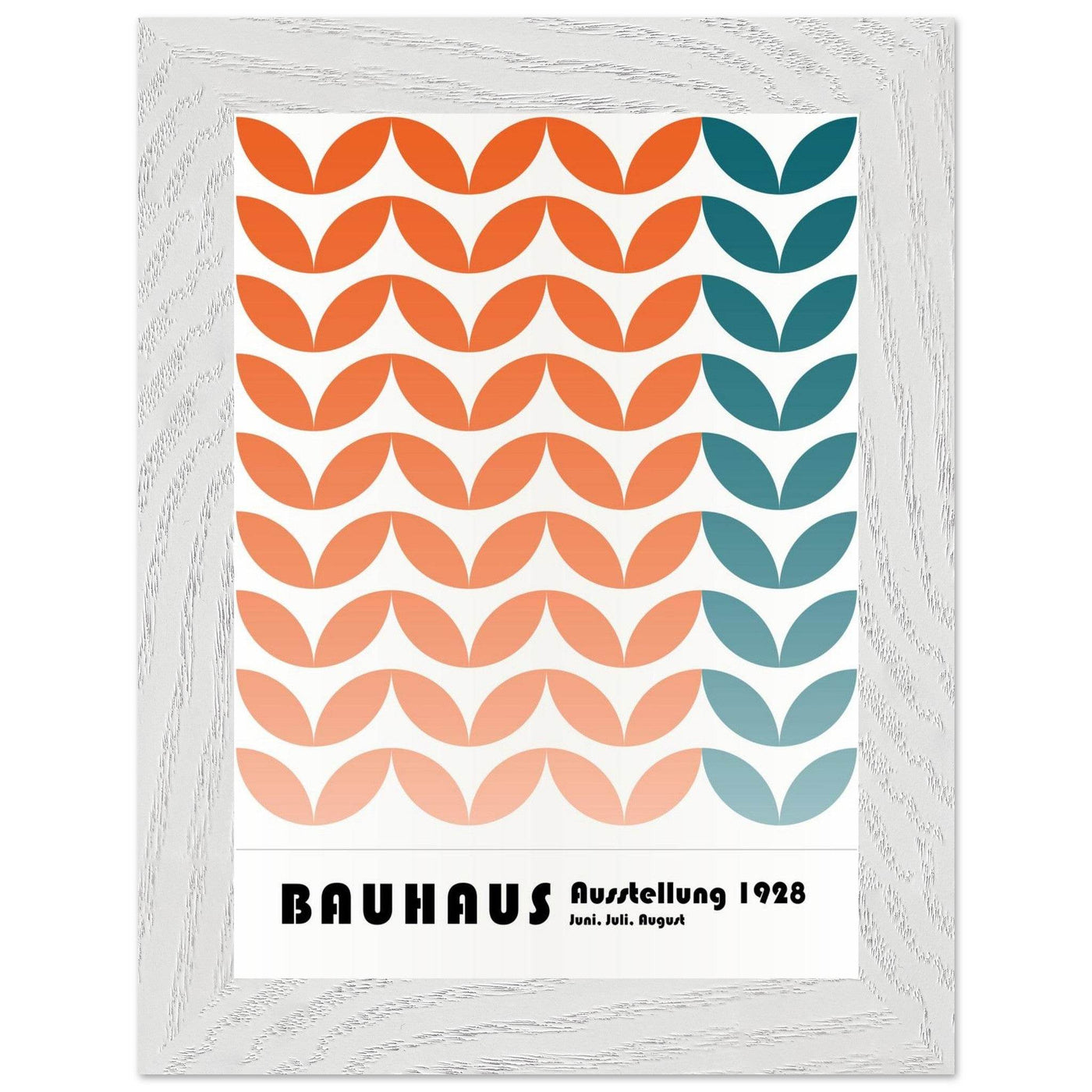Bauhaus-Style The Blue Waves - Vibrantwalls