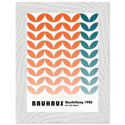 Bauhaus-Style The Blue Waves - Vibrantwalls