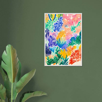 Matisse-Abstract Floral - Vibrantwalls