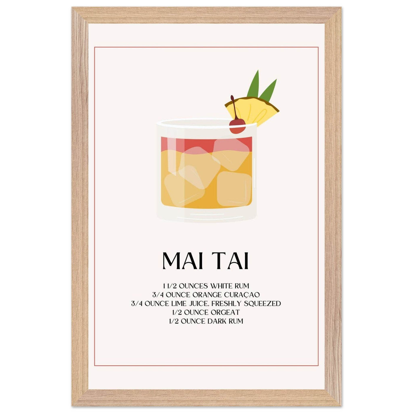 Mai Tai Cocktail Recipe - Vibrantwalls