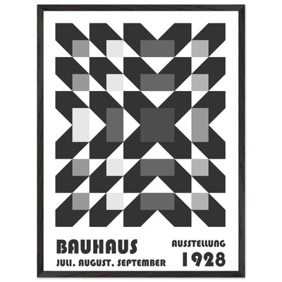 Bauhaus-Style Geometric Grid - Vibrantwalls