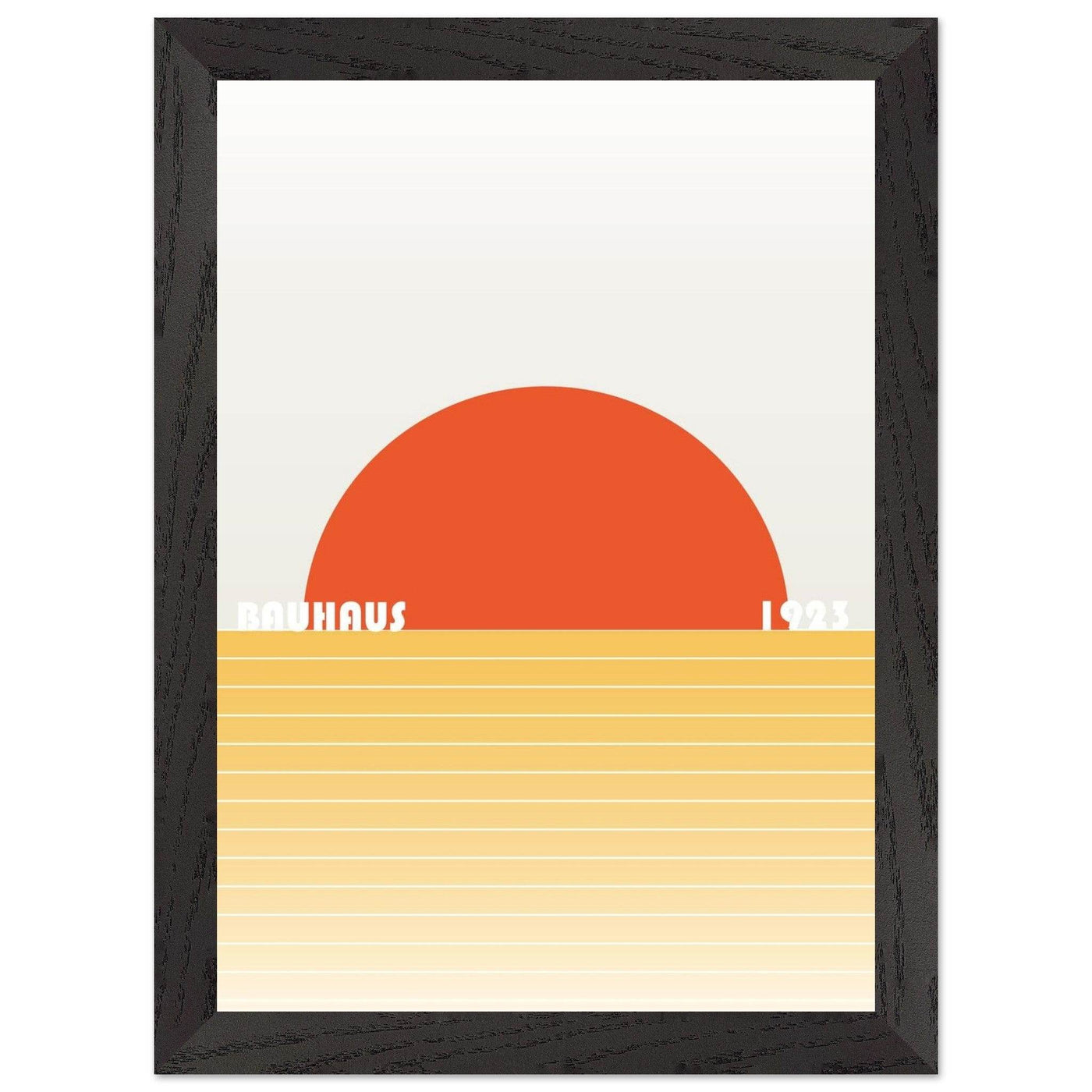 Bauhaus Sunset Abstraction - Vibrantwalls