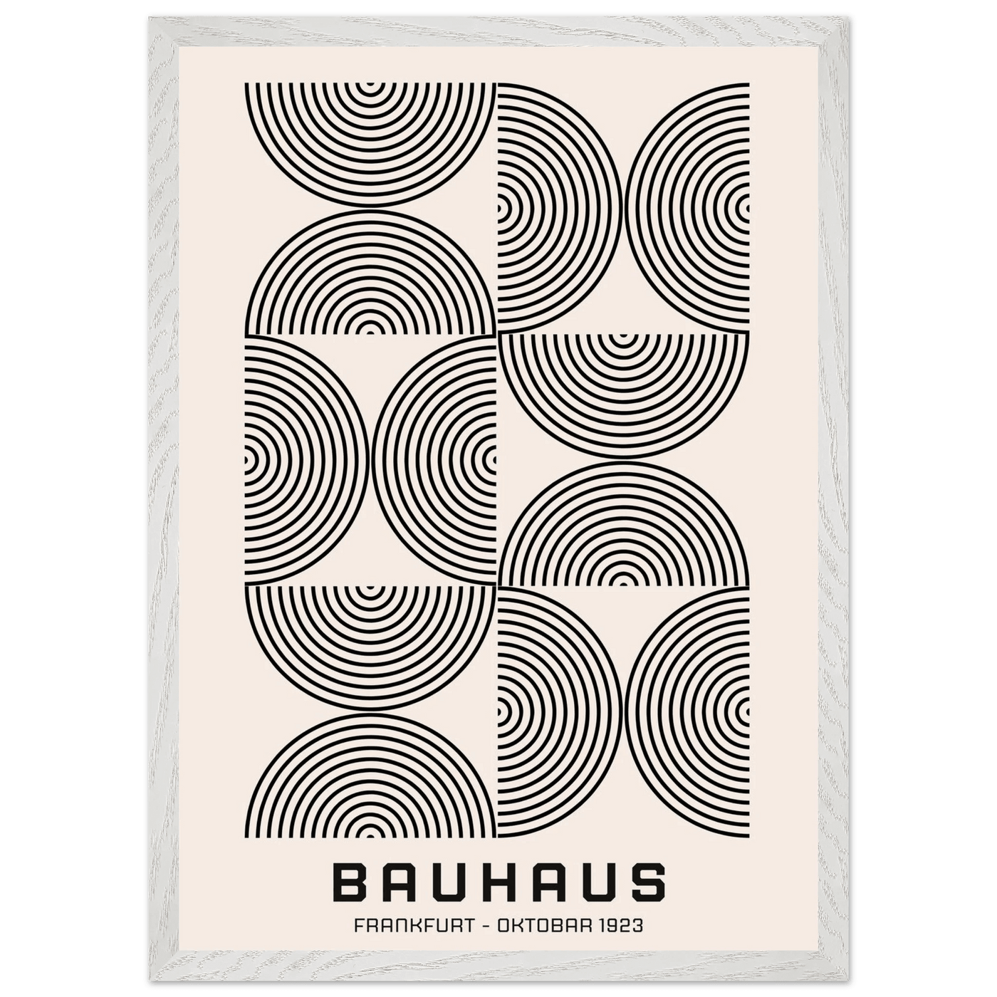 Bauhaus Black & Beige - Vibrantwalls