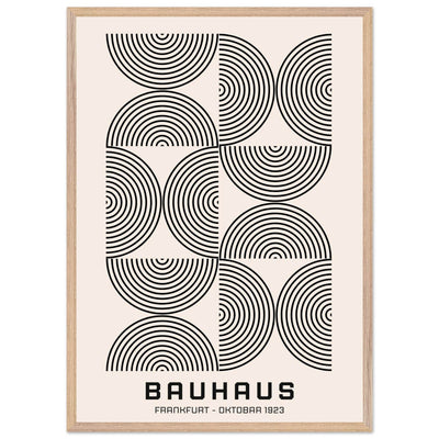 Bauhaus Black & Beige - Vibrantwalls