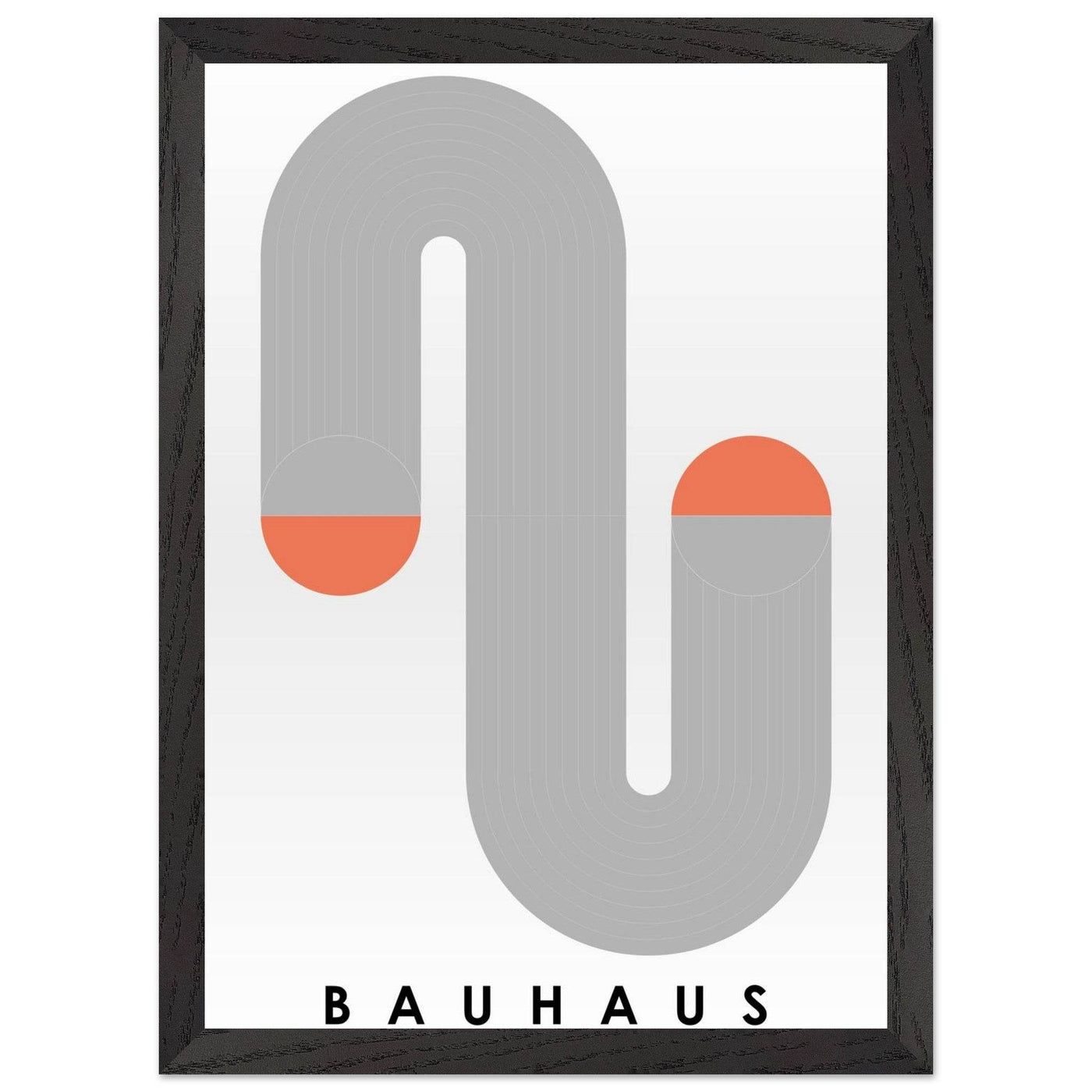 Bauhaus-Style The Blue Tunnel - Vibrantwalls