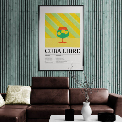 Cuba Libre Cocktail Recipe - Vibrantwalls