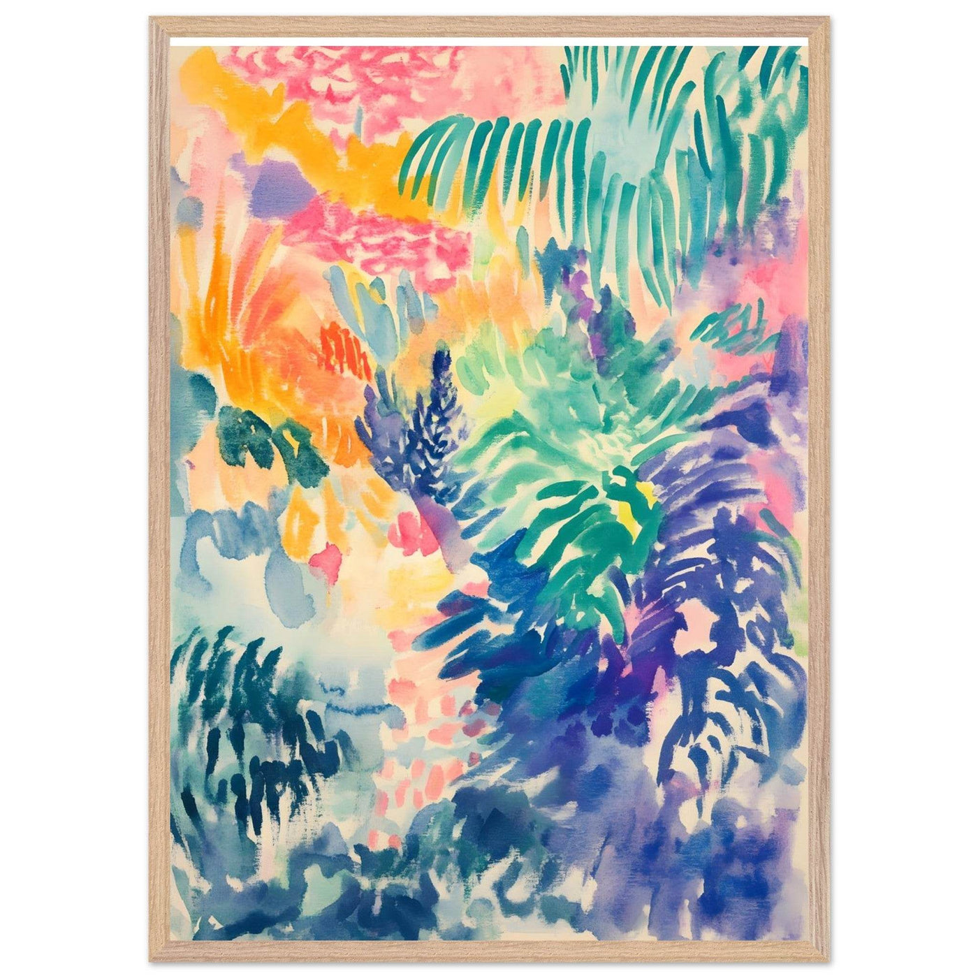 Abstract Floral - Vibrantwalls