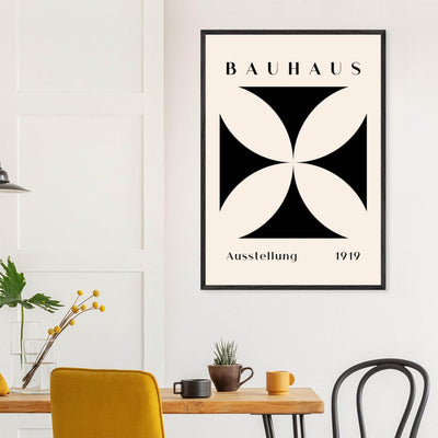 Bauhaus Black & Beige - Vibrantwalls