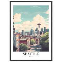 Seattle USA Wall Art - Vibrantwalls