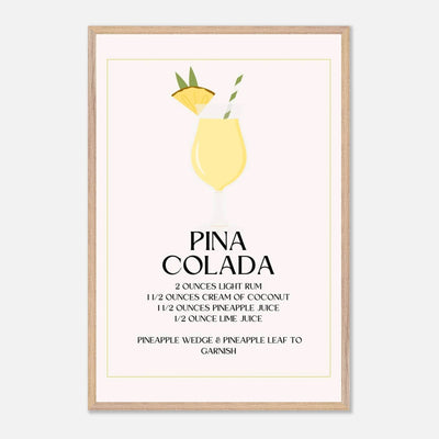 Pina Colada Cocktail Recipe - Vibrantwalls