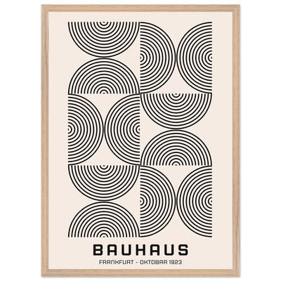 Bauhaus Black & Beige - Vibrantwalls