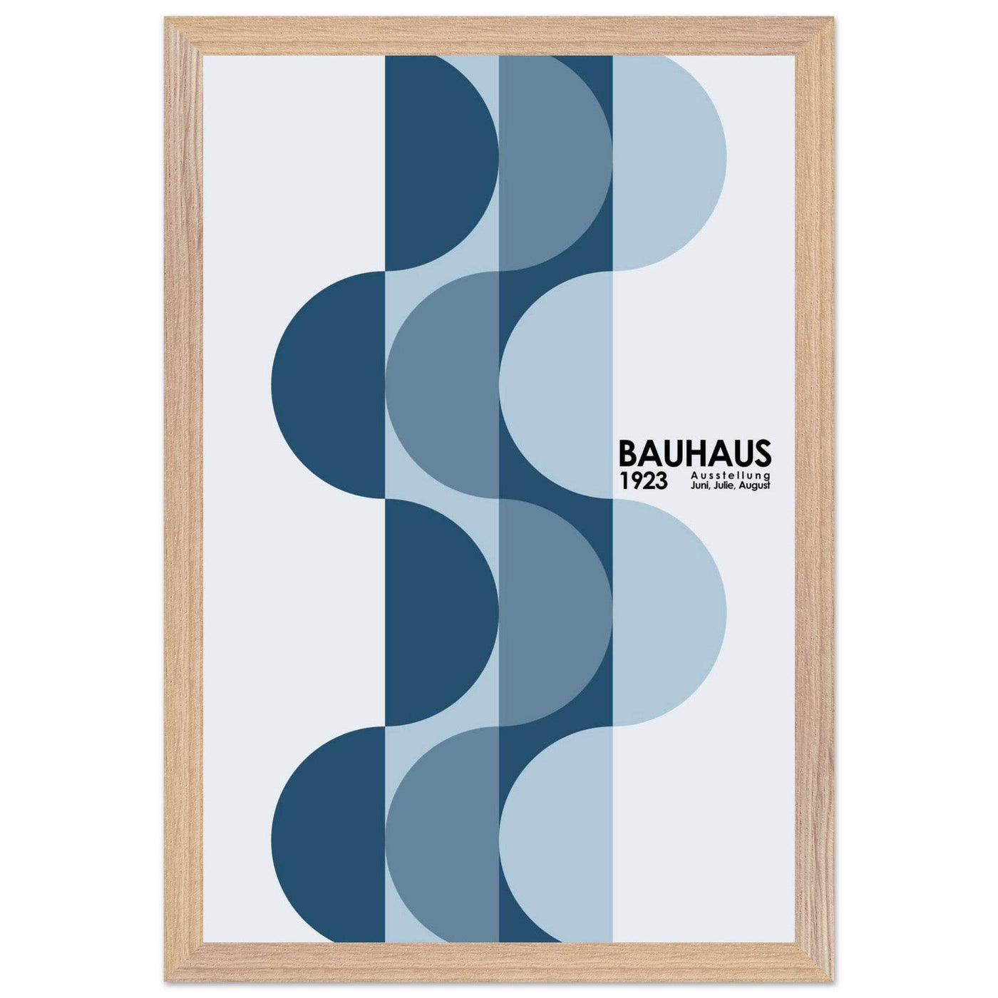 Bauhaus-Style The Blue Design - Vibrantwalls
