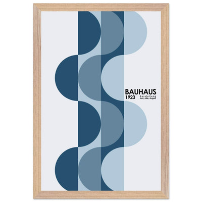 Bauhaus-Style The Blue Design - Vibrantwalls