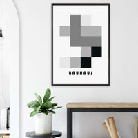 Bauhaus-Style Abstract Geometric - Vibrantwalls