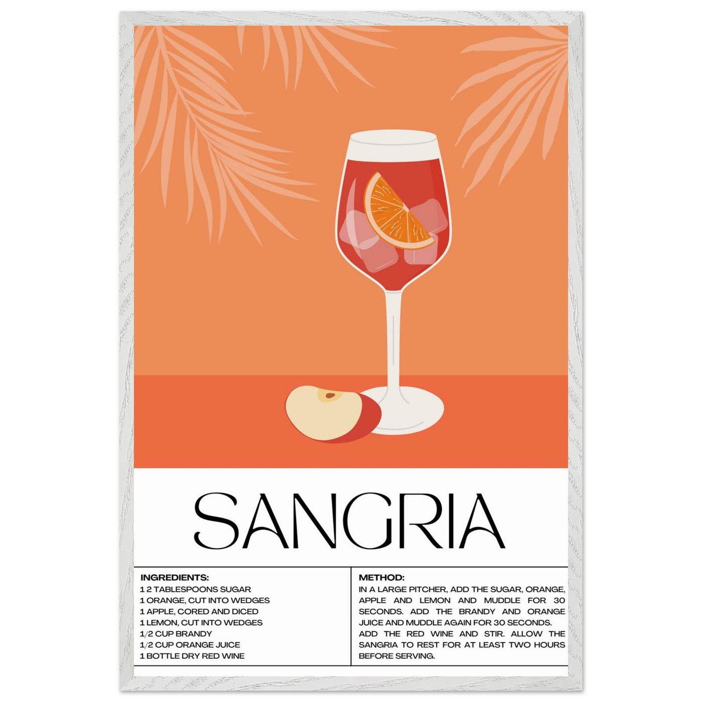 Sangria Cocktail Recipe - Vibrantwalls