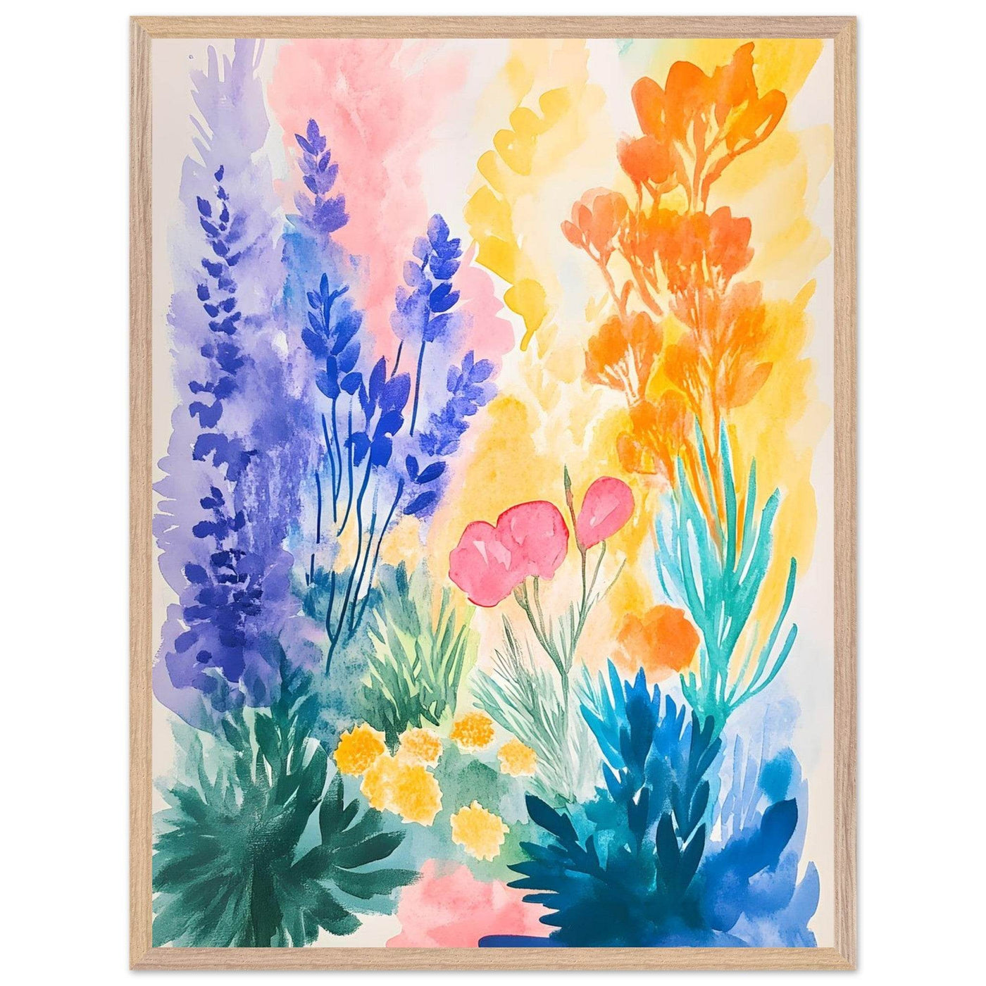 Abstract Floral Garden Matisse - Vibrantwalls