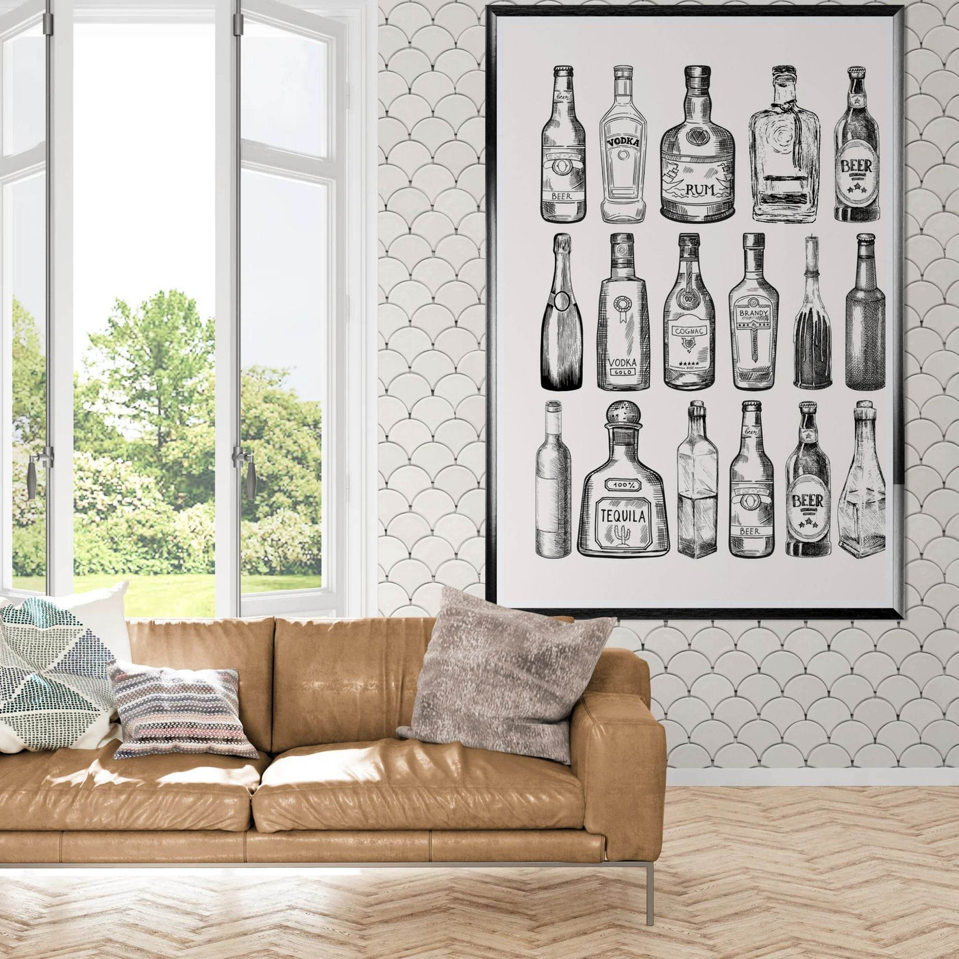 Gin Tonic Cocktail Recipe Classic Bar Print - Vibrantwalls