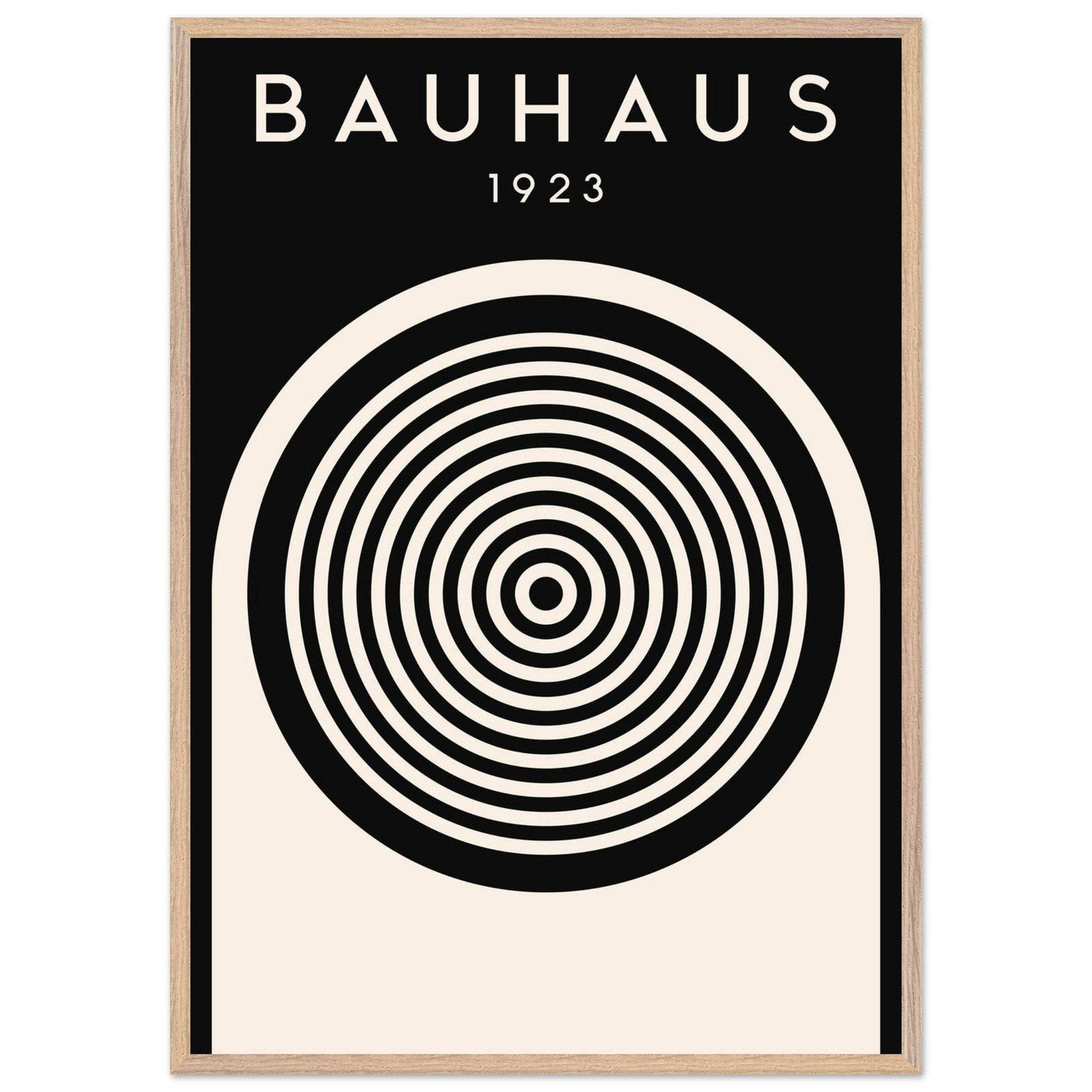 Bauhaus Black & Cream - Vibrantwalls
