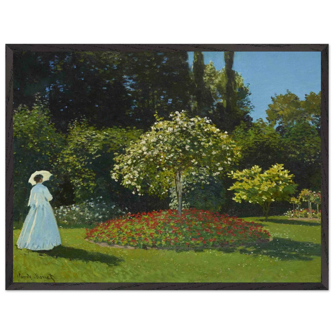 Woman in the Garden Art: Elegant Decor for Nature Lovers - Vibrantwalls