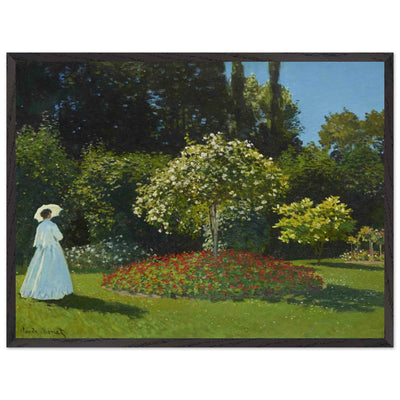 Woman in the Garden Art: Elegant Decor for Nature Lovers - Vibrantwalls