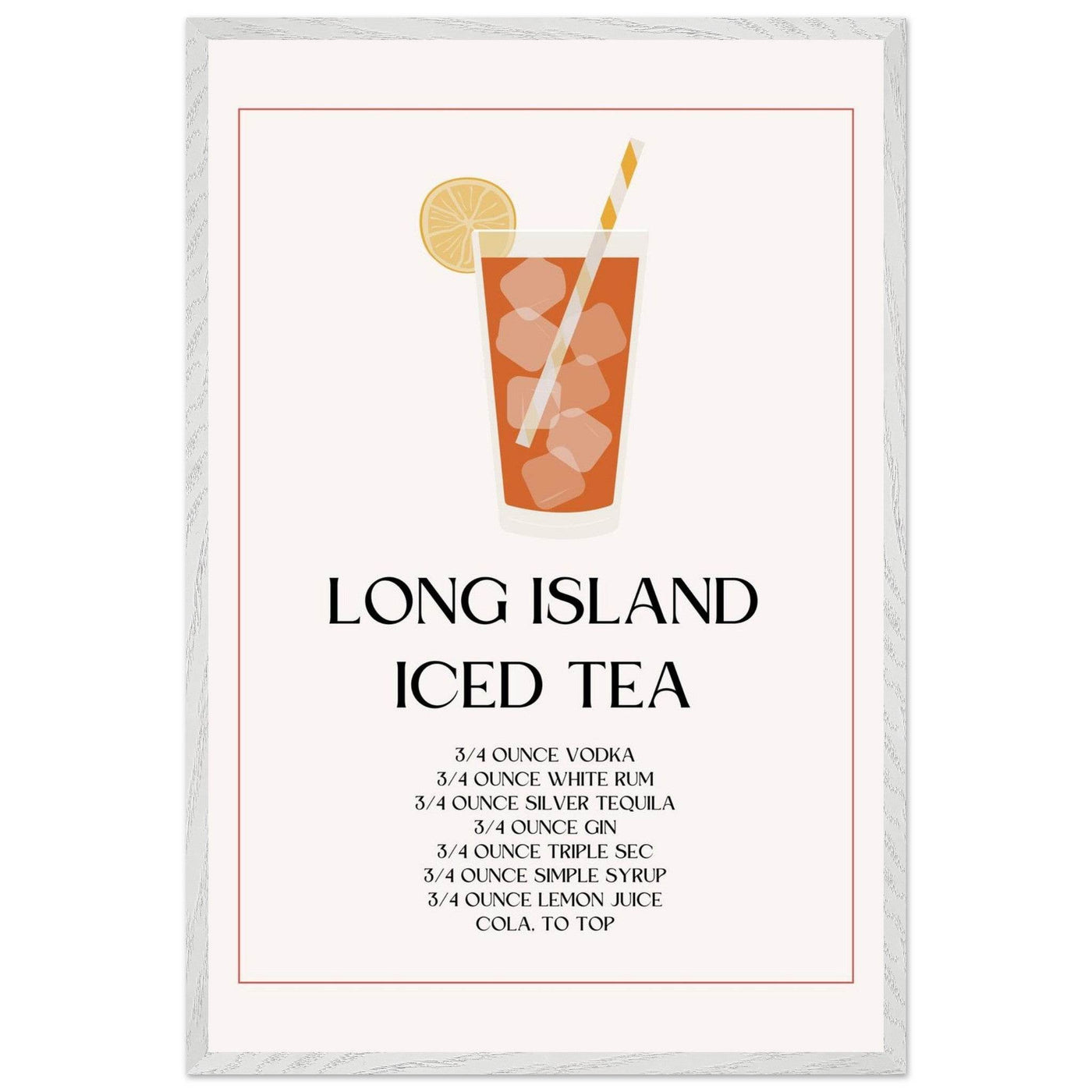 Long Island Iced Tea Recipe Strong Cocktail - Vibrantwalls