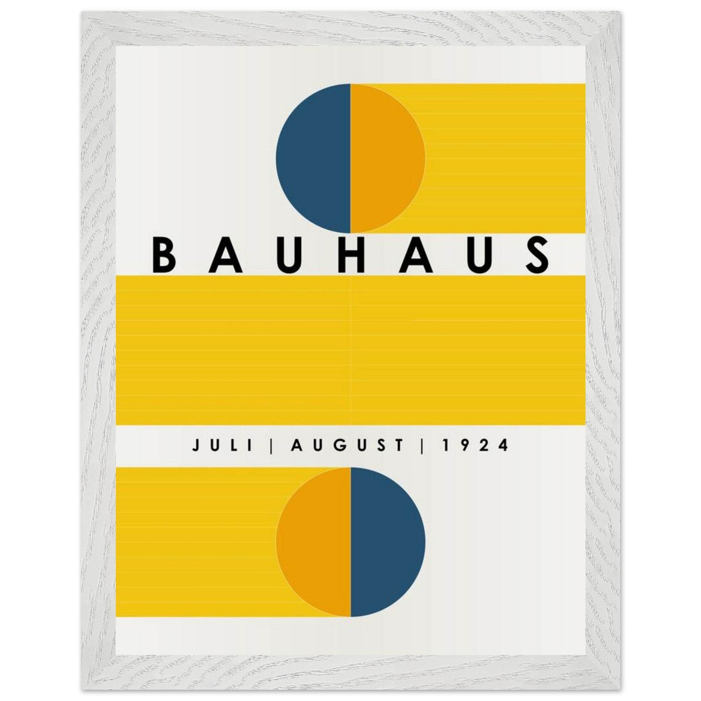 Bauhaus Blue Tunnel Geometric - Vibrantwalls