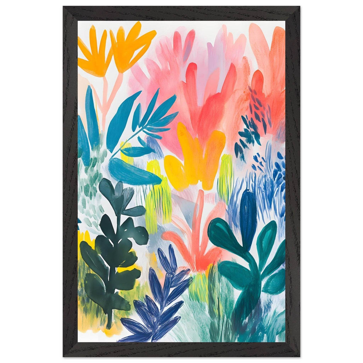 Abstract Floral Henri Matisse Botanical - Vibrantwalls