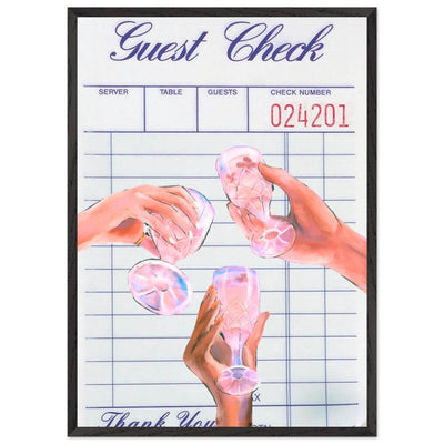 Retro Aesthetic Guest Check - Vibrantwalls