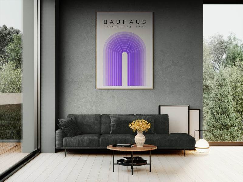 Bauhaus Ausstellung 1923 Violet - Vibrantwalls